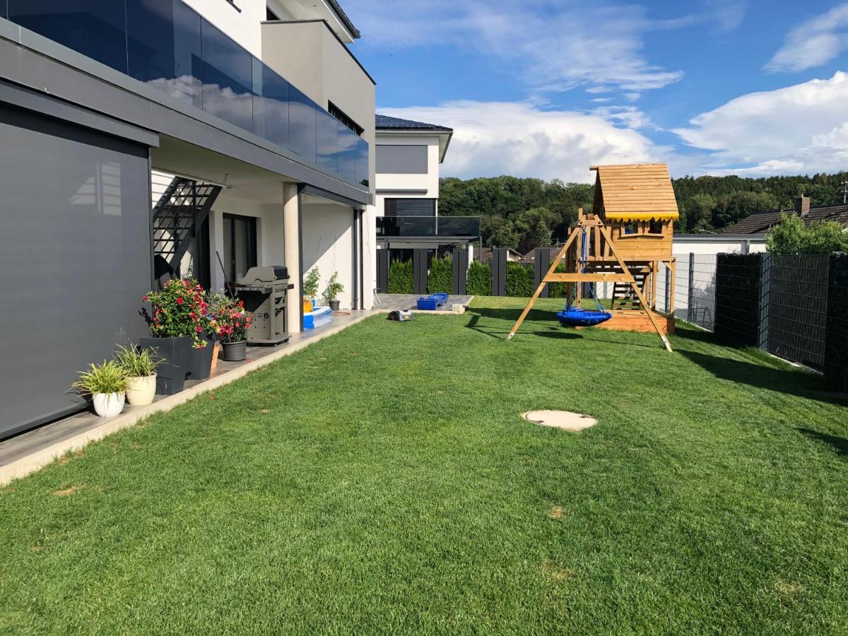 Moderne Ferienwohnung Mit Terrasse Und Garten Verwaltungsgemeinschaft Haldenwang エクステリア 写真