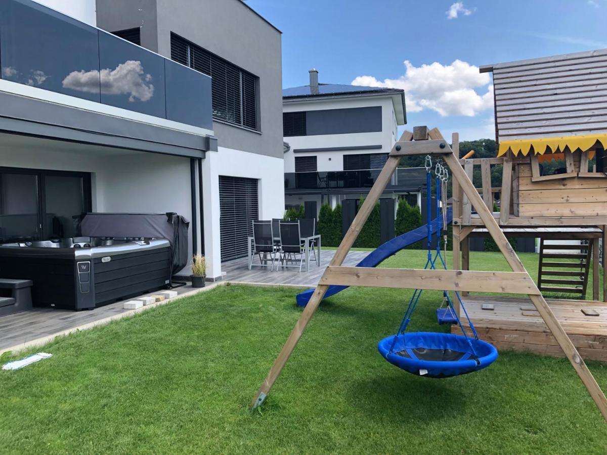 Moderne Ferienwohnung Mit Terrasse Und Garten Verwaltungsgemeinschaft Haldenwang エクステリア 写真